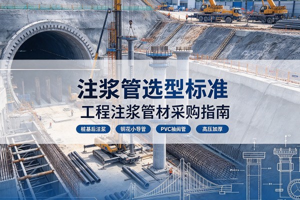 彰武注浆管选型标准