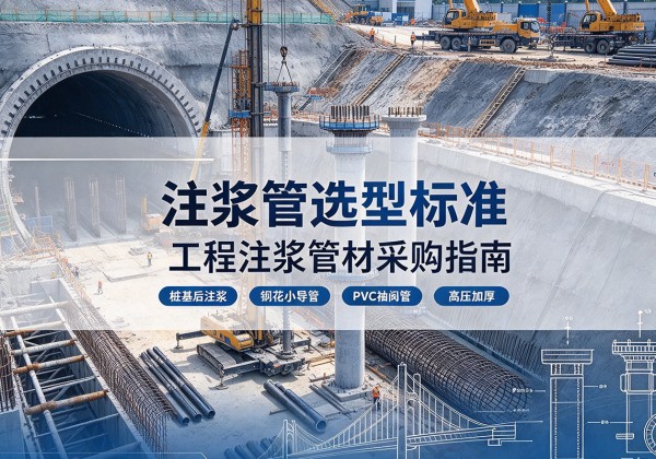 彰武注浆管选型标准